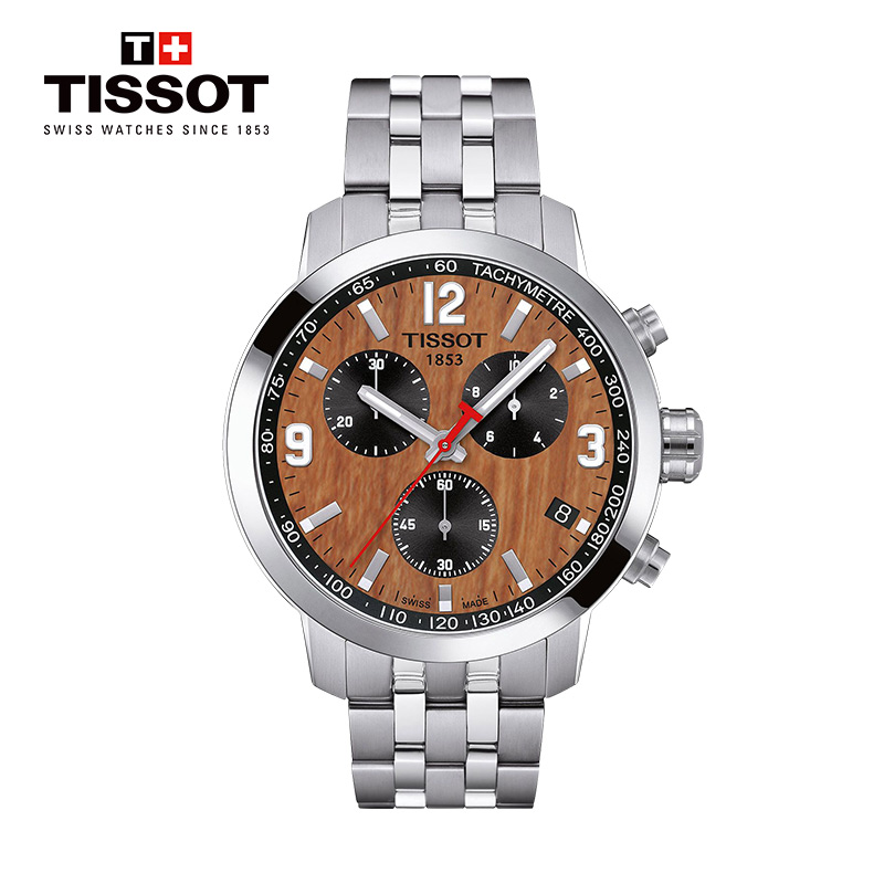 [低至5折]天梭(TISSOT)瑞士手表 PRC200系列钢带男士石英表T055.417.11.297.00