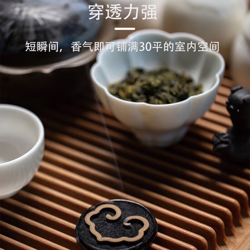 太樾 如意无粘香18片装 家用室内持久奇楠沉香片高清大图
