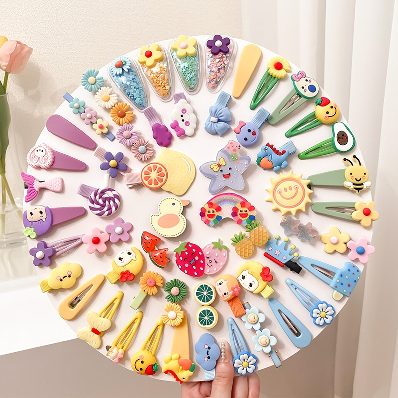 智扣发夹女儿童发卡头饰小女孩可爱又好看的夹子女童卡子宝宝超萌发饰