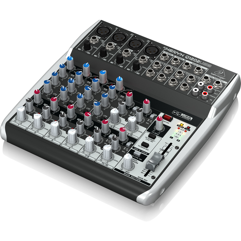 BEHRINGER/百灵达 Q1202USB 专业舞台演出家用12路模拟调音台