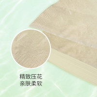 美穗吉家 亲肤绵柔面巾纸 原生竹浆4层60抽*9包 湿水不易破 棉柔亲肤无刺激