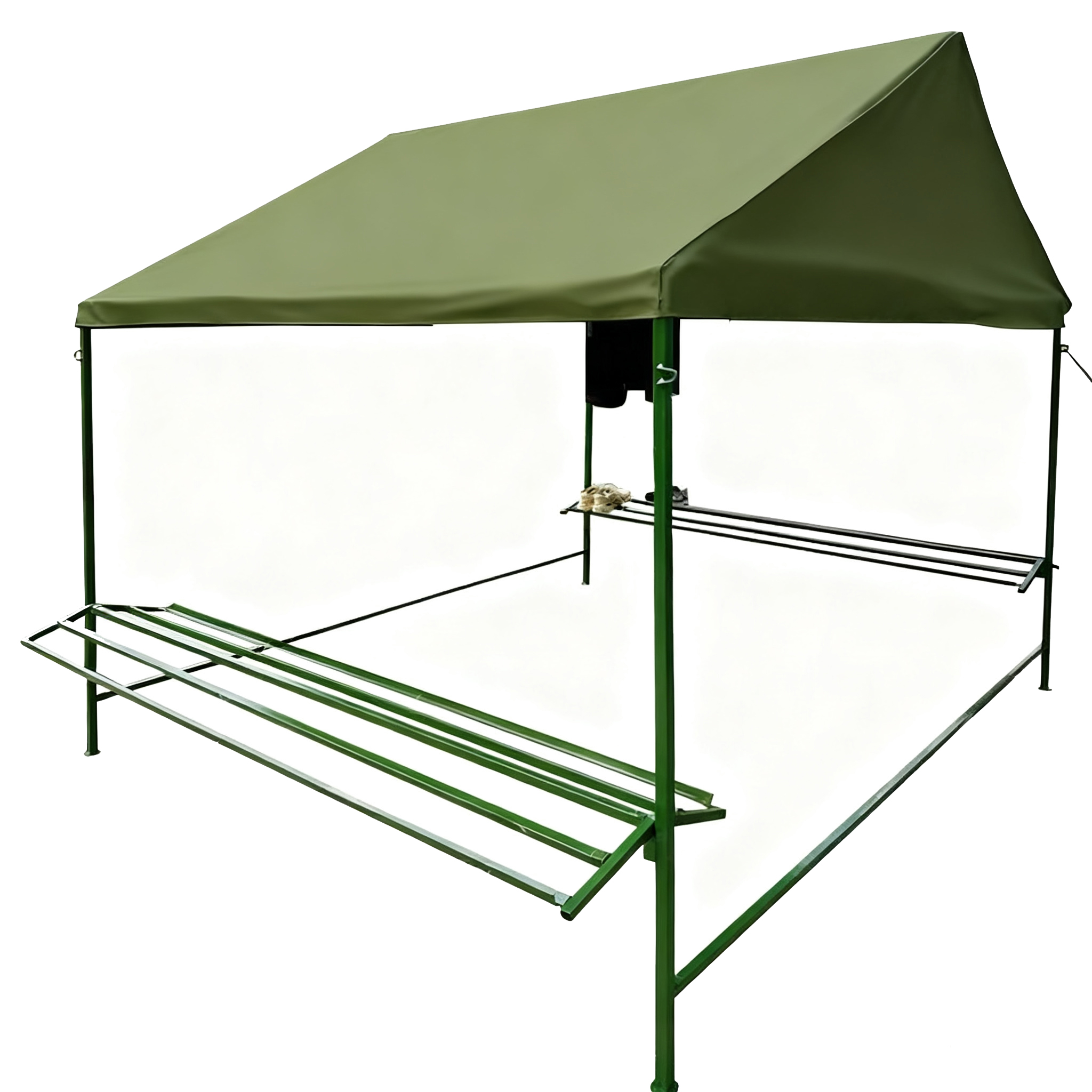 将鹰 晾衣架帐篷晒衣场帐篷户外防水帐篷丛林星空2.6*3*1.7*2.6米 JY-1012S-SY高清大图