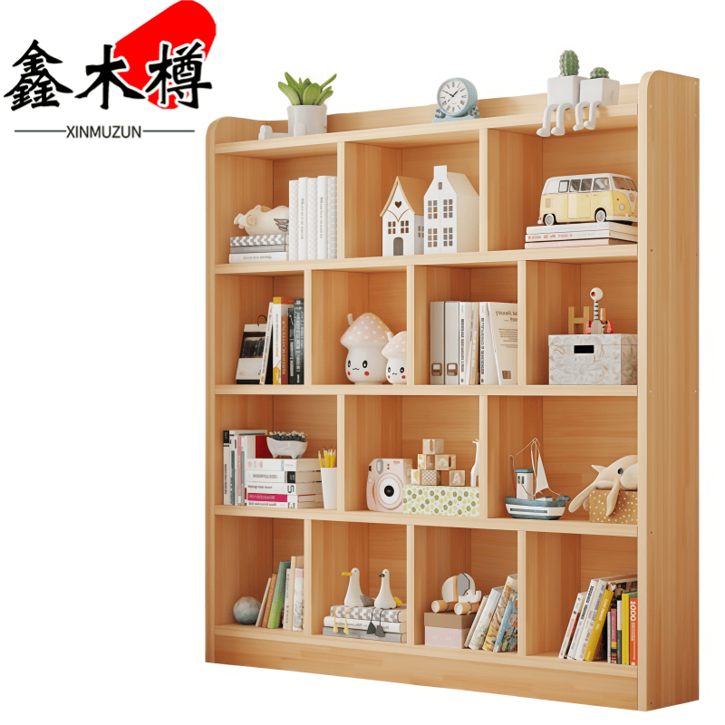 鑫木樽书架140*24*155cm个高清大图