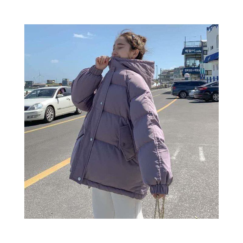 棉袄女2021新款韩版宽松加厚保暖学生洋气面包服百搭时尚反季棉服