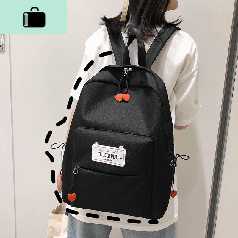 初中生书包女韩版高中原宿ulzzang大学生大容量双肩包ins少女背包NEW LAKE高清大图