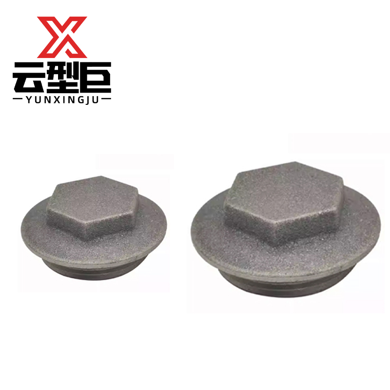 云型巨 暖气片堵头 DN40反丝 个高清大图