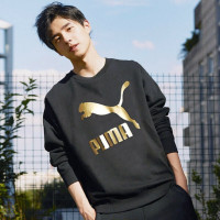 PUMA彪马男装2019新款圆领卫衣套头衫运动休闲服上衣579069