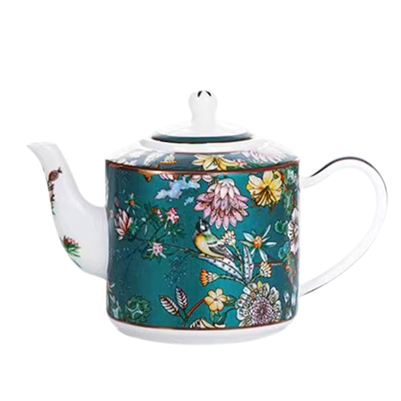 北国风光 绿野仙踪骨瓷绿色中式功夫茶具 TS-0101L 套高清大图