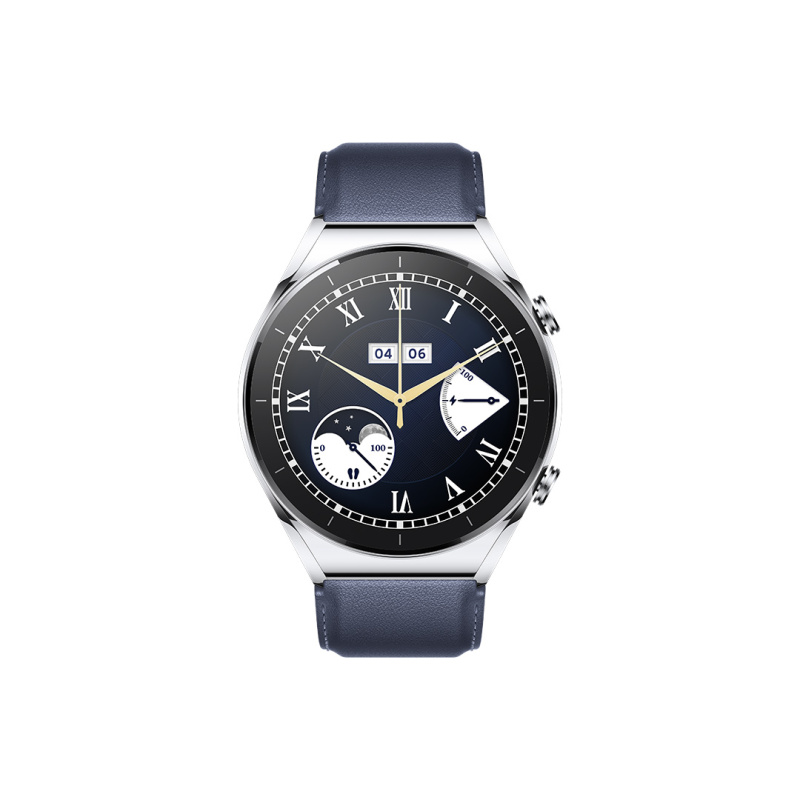 小米xiaomiwatchs1流光银智能手表无线充电精准定位血氧心率深海蓝