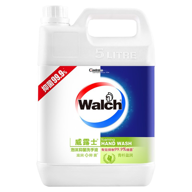 威露士 洗手液泡沫型抑菌洁净 滋润抑菌易冲洗 5L(桶)