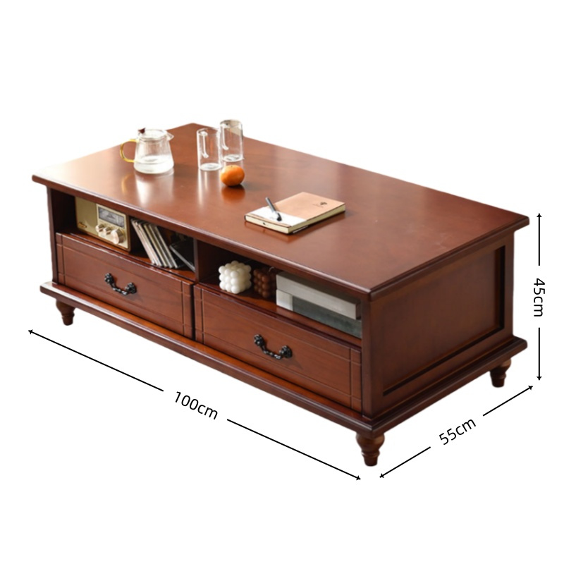 芙首泰实木茶几100*55*45cm张高清大图