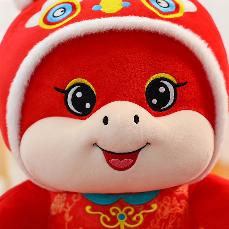 锦瑞星新年春节吉祥物公仔玩偶50cm/个高清大图