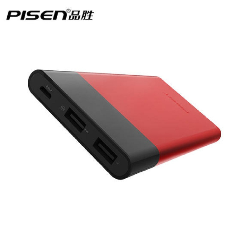 品胜(PISEN)移动电源 薄彩Pro 10000mAh(中国红)-国内版CN(XX)