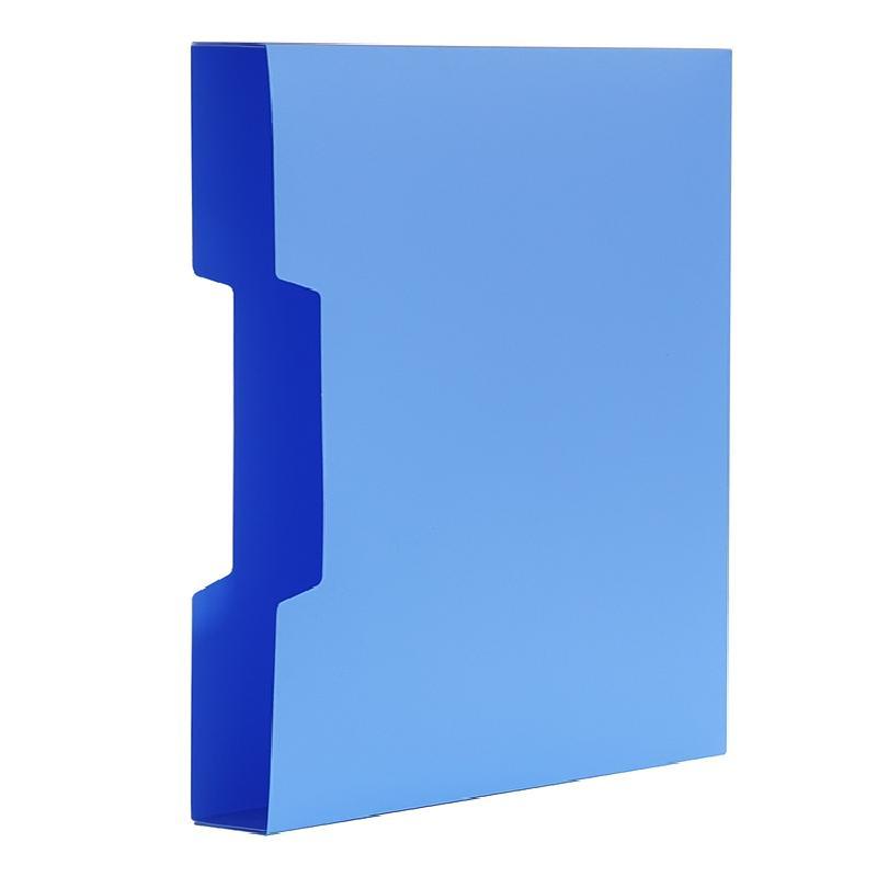 得力5280_80页资料册(蓝)(本)党建资料盒 财务凭证 文件夹 收纳盒 奖状证书收集册 办公用品 文件盒 档案盒