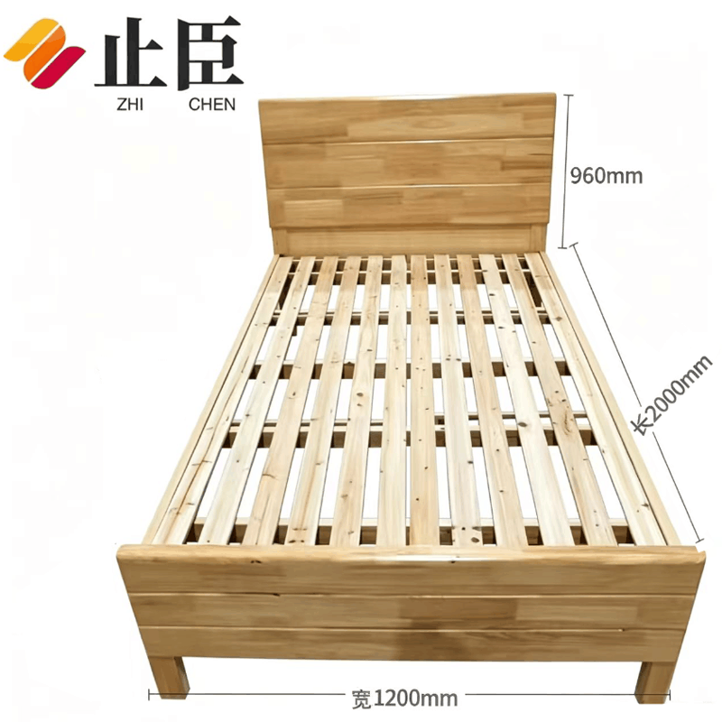 止臣 实木单人床2000*1200mm/张图片