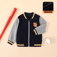 猫人[经典配色棒球衫]秋季儿童外套衣服男童外套