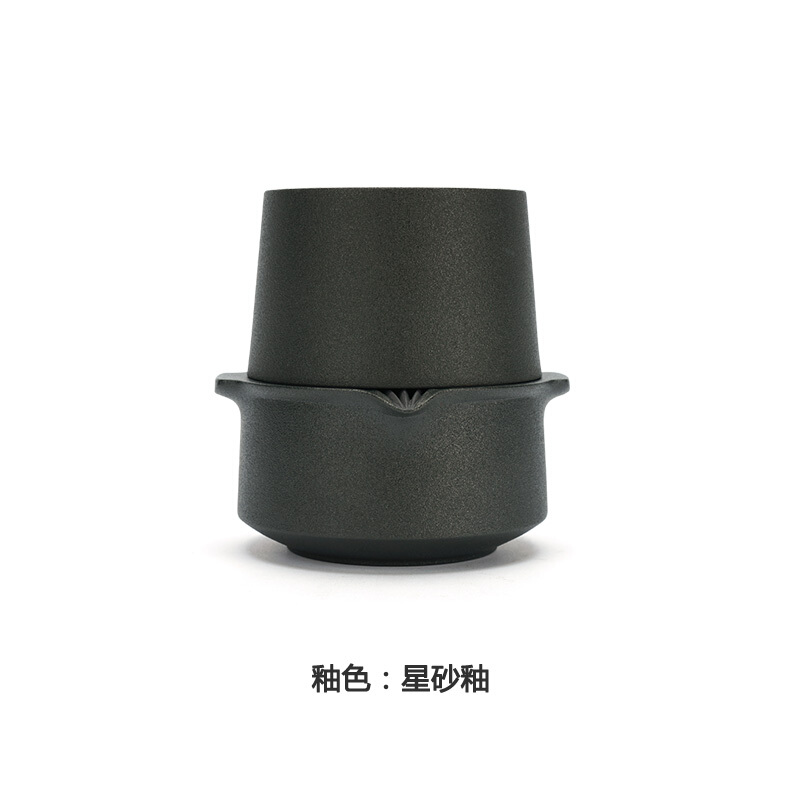 万仟堂(EDENUS) 天时地利 快客杯星砂釉(一壶一杯一便携包)