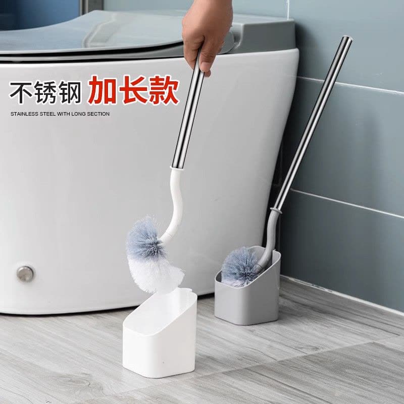 马桶刷家用无死角洗卫生间自清洁硅胶厕刷壁挂高尔夫厕所刷子神器图片