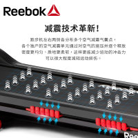 锐步(Reebok) 跑步机 GT40S家用可折叠减震运动健身器材 5吋液晶屏幕走步机RVON-10121BK-AR