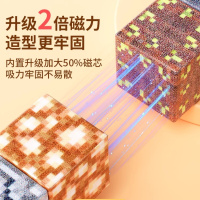 2025新款我的磁力世界方块磁吸磁铁积木男孩拼搭全套益智DIY玩具六一儿童节