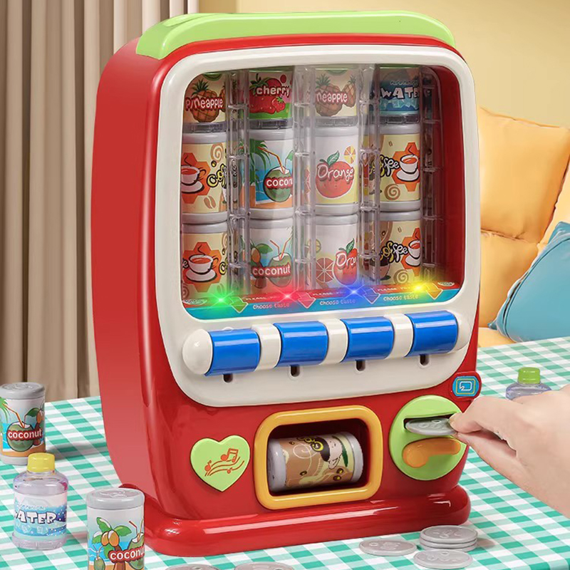 饮料机贩卖售卖机儿童玩具投币自动售货机女孩宝宝过家家男孩2岁3高清大图