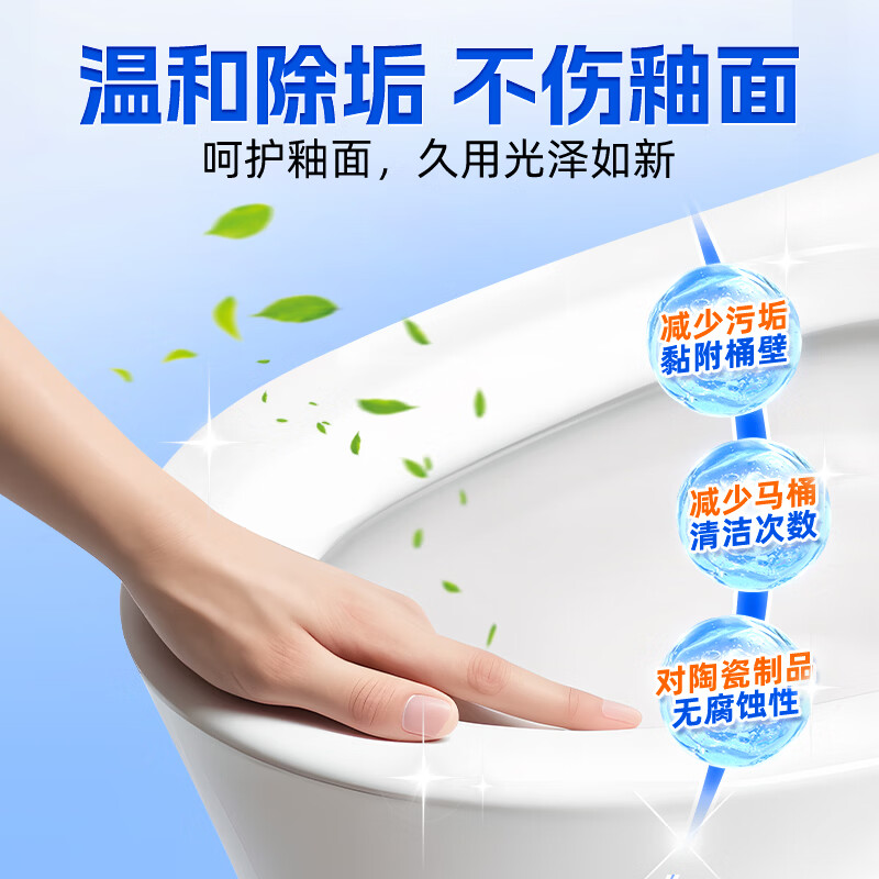 蔬果园 银针雪松洁厕剂800g高清大图