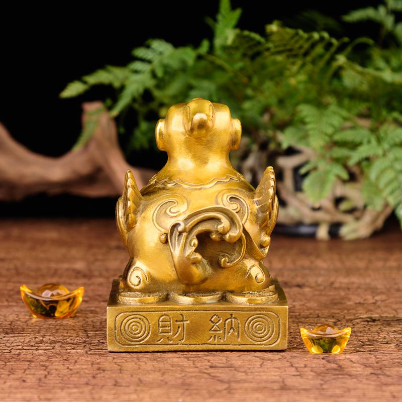 美帮汇貔貅 貔貅摆件大号一对办公室摆设铜高清大图