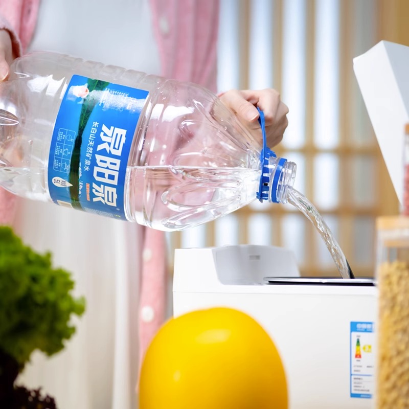 泉阳泉5L*4桶长白山天然矿泉水大瓶家庭装煮饭泡茶弱碱性饮用水高清大图