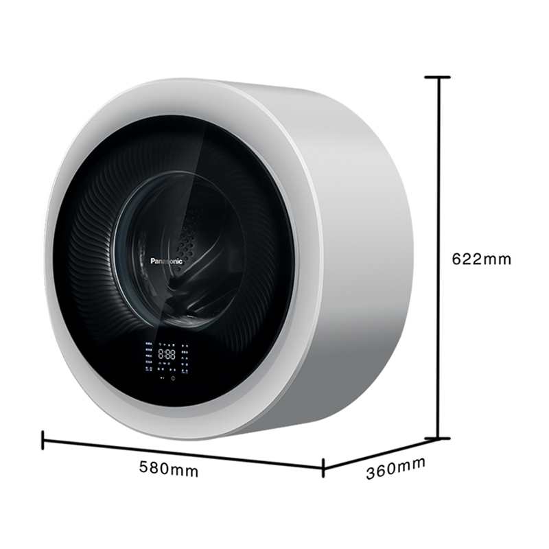 松下(Panasonic)XQG30-AD500W 壁挂洗衣机3KG 小型迷你滚筒全自动 儿童婴儿内衣洗衣机 母婴洗