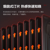 格力(GREE)电油汀取暖家电暖气片加宽13片油汀电热油汀加热石墨烯取暖器家用电暖器 NY23-X6022B