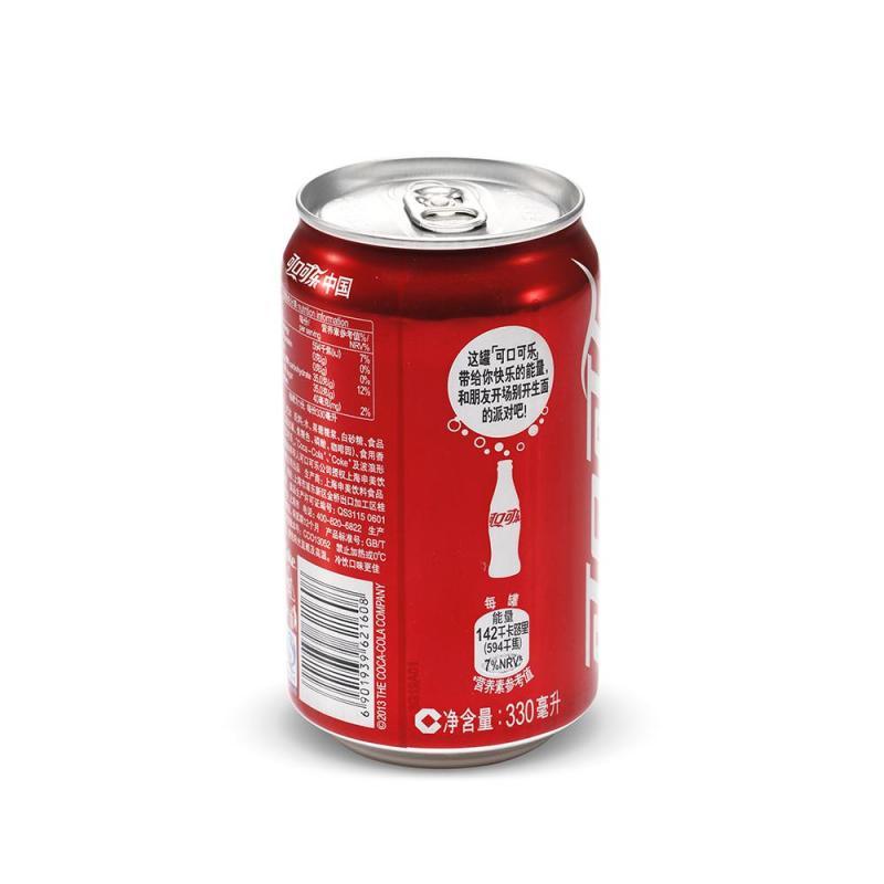 可口可乐 碳酸饮料 汽水330ml/罐