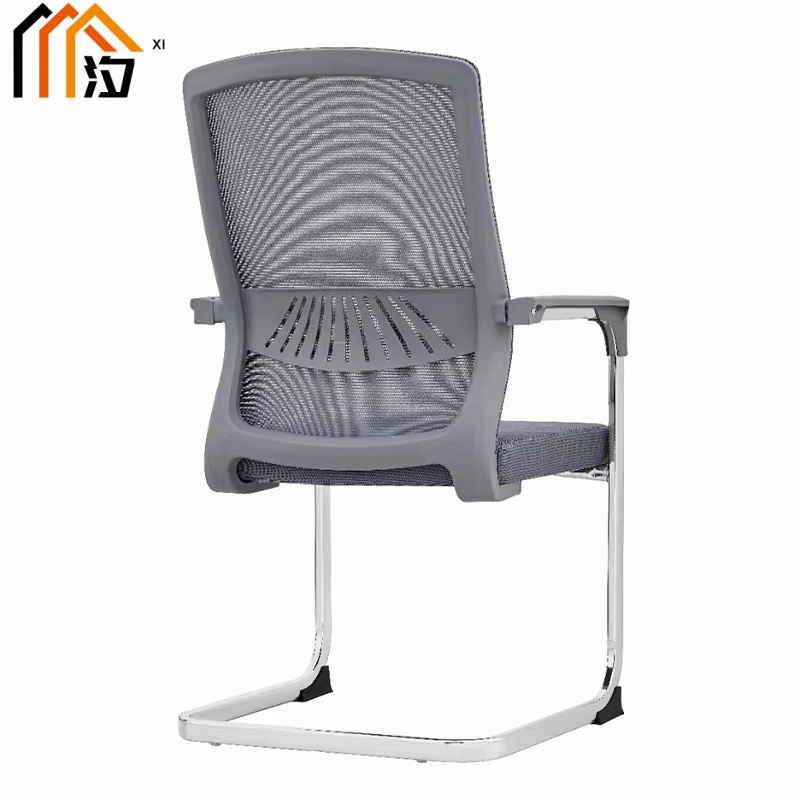 汐弓形椅灰色把高清大图