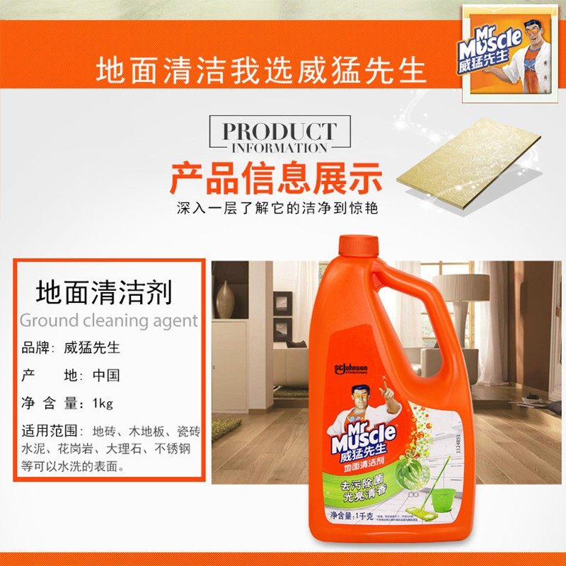 威猛先生 地面杀菌清洁剂 1000g