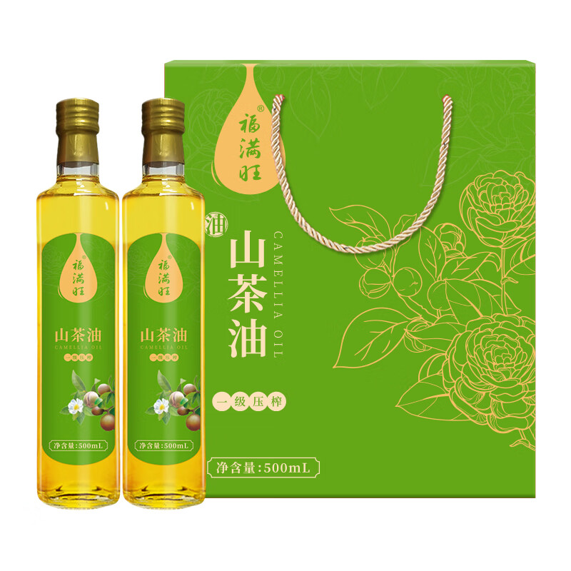 福满旺山茶油500ML*2礼盒