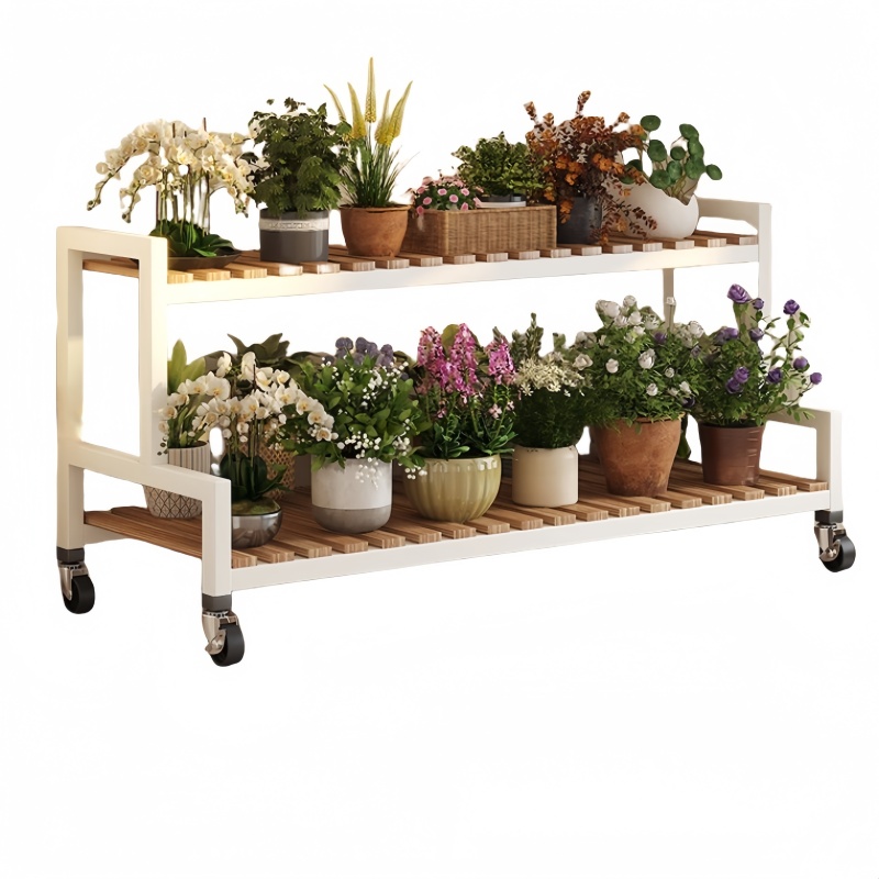 悦兴诚花架置物架 二层花架60*40*65cm 个