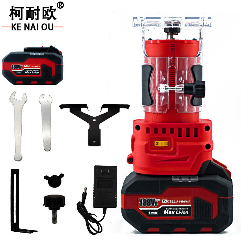 柯耐欧 无刷锂电多功能修边机开槽机 4.0AH 6.0AH 套 6.0AH一电一充