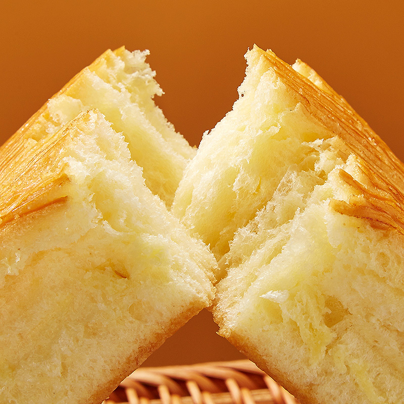 满199减125元比比赞千层软撕400g面包整箱早餐搭档面包糕点速食休闲