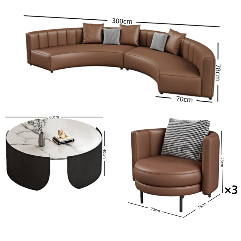 璎蕙 沙发组合L+茶几 套高清大图