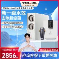 安吉尔家用净水器母婴直饮机纯水直饮式净水机5年长效RO反渗透厨下式过滤器玉龙Pro1000GSE+前置过滤器+管线机