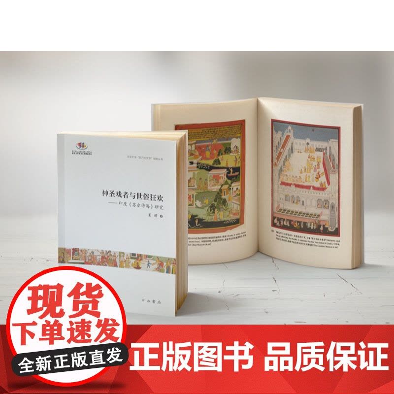 神圣戏者与世俗狂欢 印度苏尔诗海研究 北京大学东方大文学研究丛书 王靖著中西书局世界文化印度文学研究图片