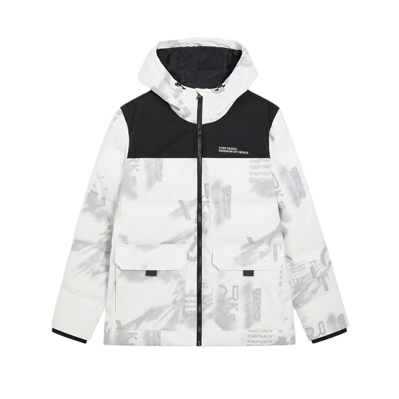 特步羽绒服975429190202图片