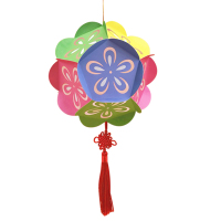 中秋传统灯笼diy手工制作材料包 创意古风幼儿园儿童小学生自制材料灯谜纸吊手提发光中秋节装饰-
