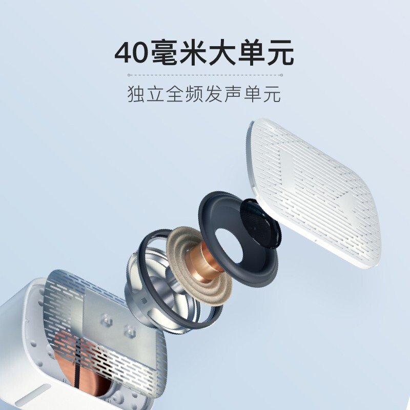 小度智能音箱 mini版 随身蓝牙音箱 迷你音响 小度智能音箱 智能语音助手 蓝牙5.0连接 白色