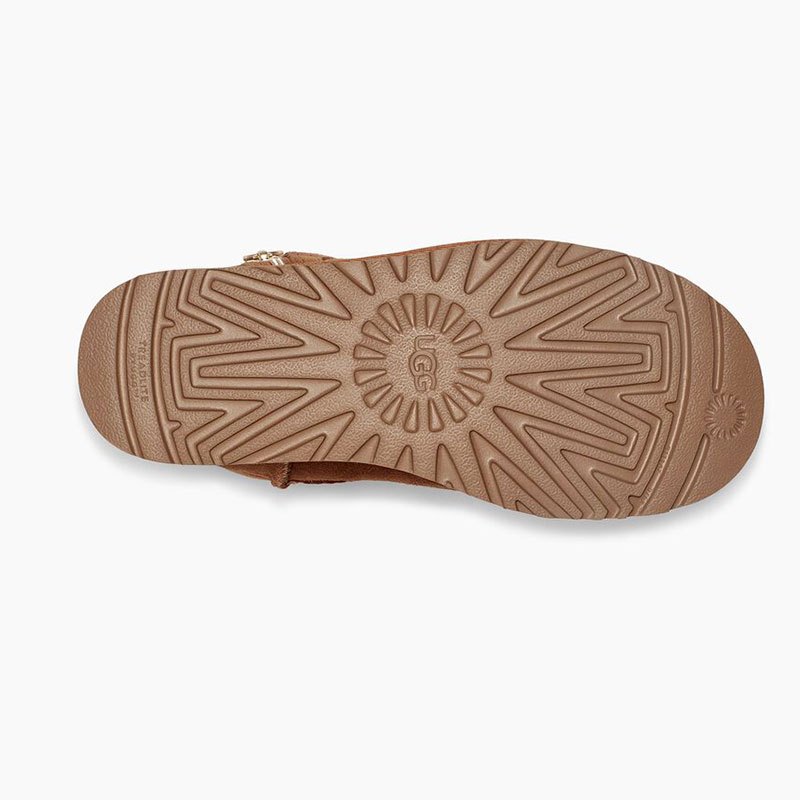 ugg 专柜正品 bailey zip mini 经典迷你贝莉平底短靴侧拉链款 雪地靴