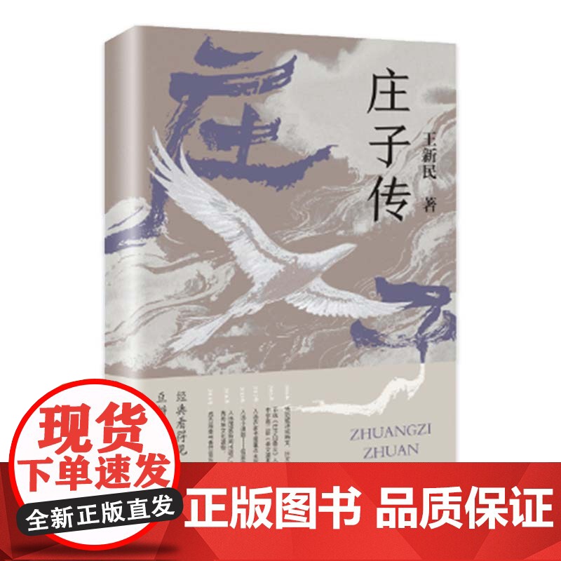 YS 庄子传 写给青少年的庄子的故事 王新民著 80年代北大学子遗世经典之作 像邻家小哥一样自然的庄子思想启蒙书 海南出高清大图