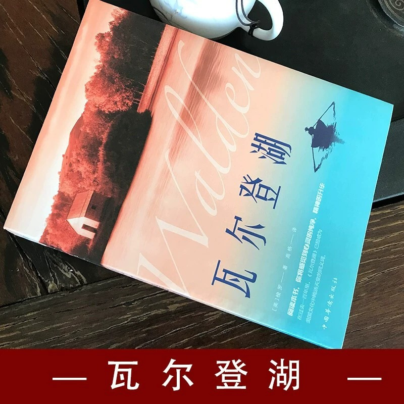 瓦尔登湖正版梭罗着外国经典名著小说文学书籍八年级书目外国小说文学作品集名家名译 原着原版全中文完整版图书课外阅读知识读物