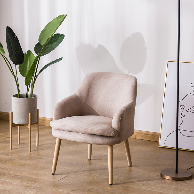 懒人沙发单人卧室阳台休闲椅小户型现代简约小沙发靠背椅客厅椅子