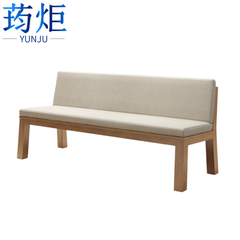 荺炬长椅木质高清大图