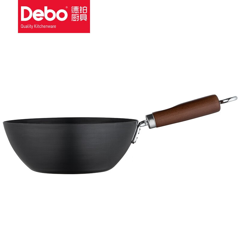 德铂(Debo)DEP-864欧岱拉 (炒锅)炒锅炒菜锅 无盖 24cm