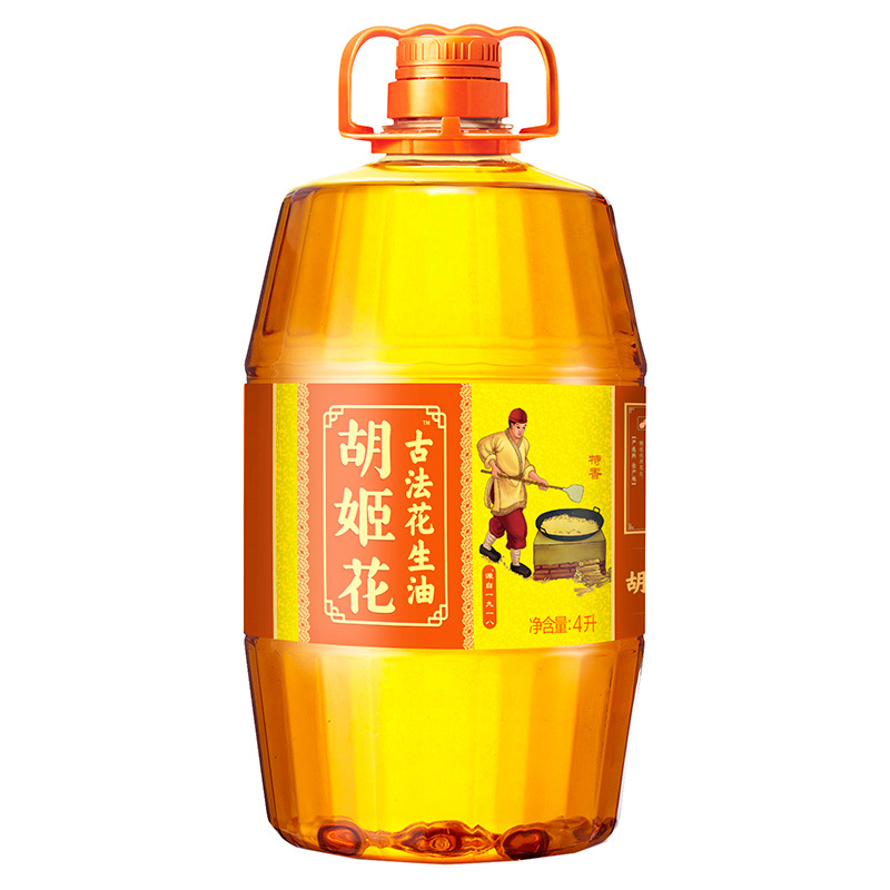 胡姬花 古法花生油 4L 食用油